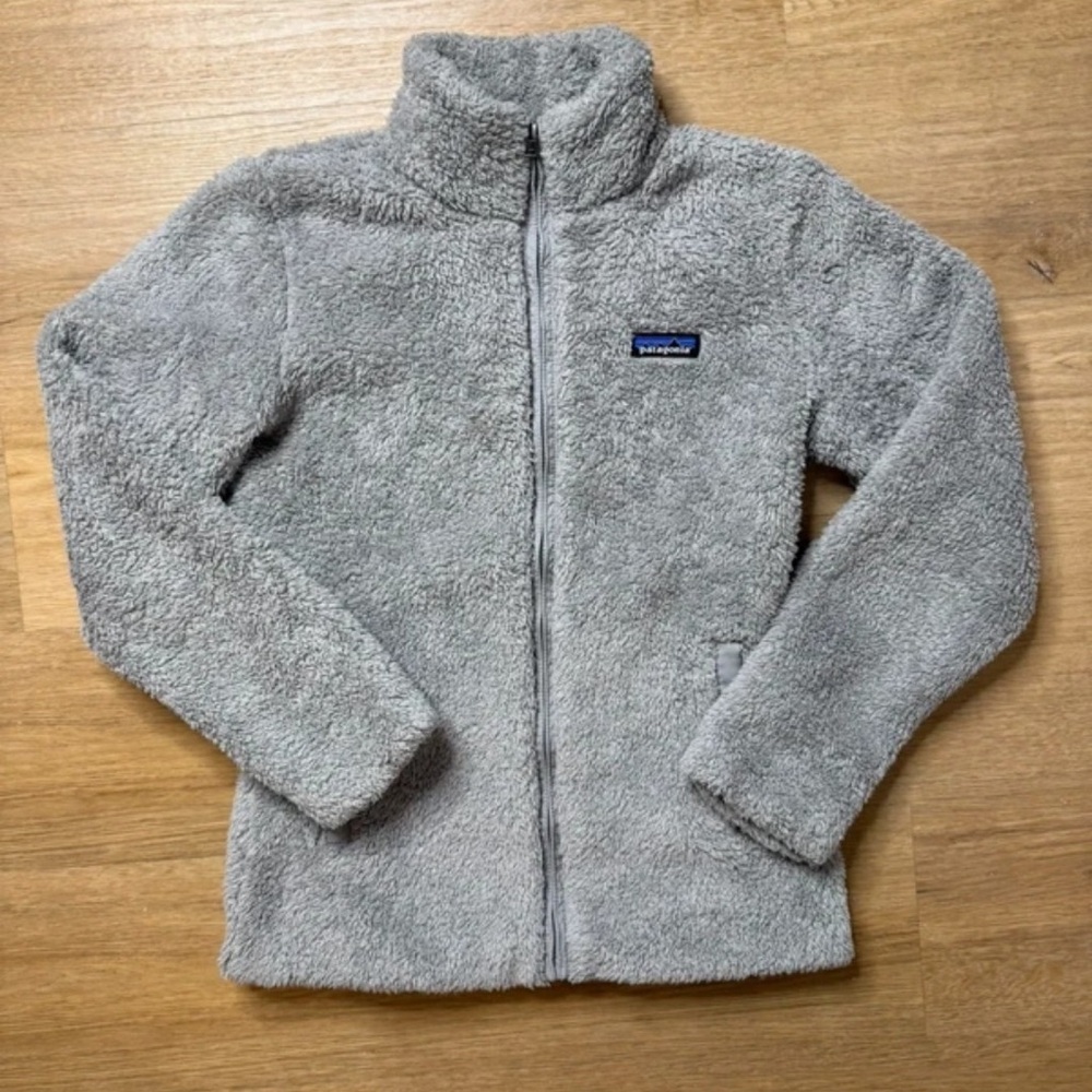 Patagonia Gray Fleece Utility Jacket